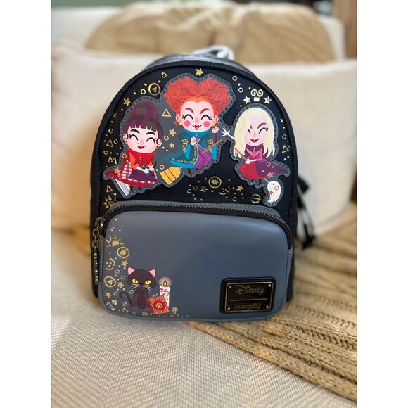 Loungefly Handbags - Loungefly Disney Hocus Pocus Chibi Mini Backpack NWT